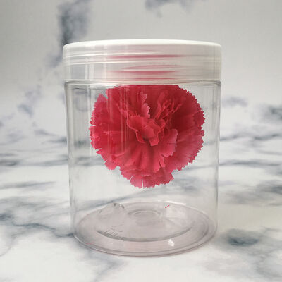 Gıda işleme ve perakende ortamlarında kullanılan plastik kapağı sızıntıya dayanıklı plastik kapaklı plastik depolama kavanozları