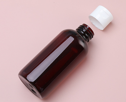 HDPE Yaka Plastik Losyon Şişeleri Etiketleme Yüzeyi İşleme ve 250ml Şişe Kapasitesi
