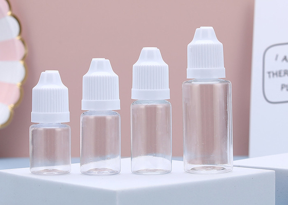 5ml PET E Sıvı Damlalıklı Şişeler Çocukların Açamayacağı Serigrafi