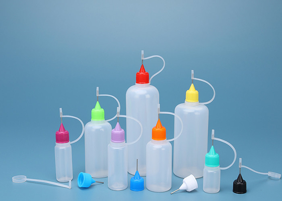 %100 HDPE Elektronik Sigara Yağı İğne Kapaklı Şişe 3ml 5ml 10ml
