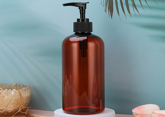 500ml Şampuan Saç Kremi Vücut Yıkama Dispenseri Pompalı Şeffaf Plastik Losyon Şişeleri