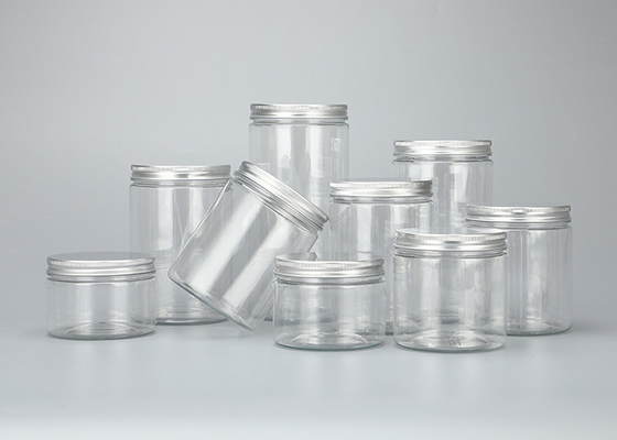 280ml Alüminyum Kapaklı Geniş Ağızlı Plastik Kavanoz Kapaklı Konteynerler 32g