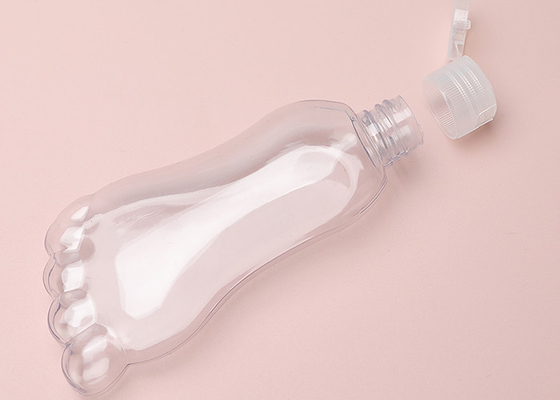 Ayak Şekli 30ml 60ml Plastik Anahtarlık Flip Kapaklı Doldurulabilir Şişe