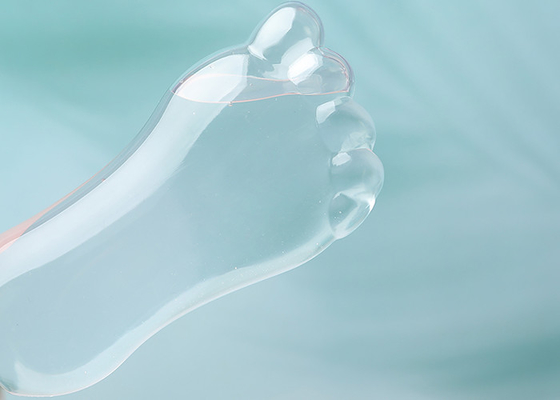 Ayak Şekli 30ml 60ml Plastik Anahtarlık Flip Kapaklı Doldurulabilir Şişe