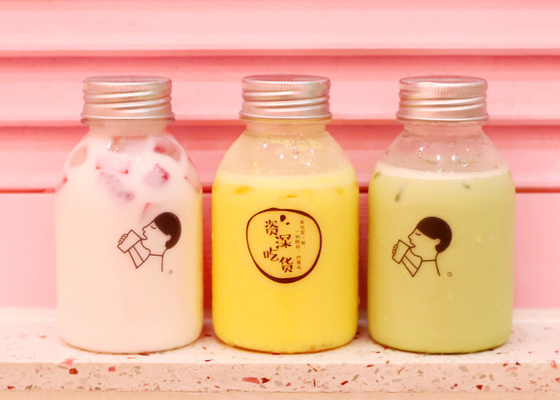 Suyu Paketleme Soğuk Preslenmiş için 11oz Plastik Geri Dönüşümlü Meyve Suyu Şişeleri