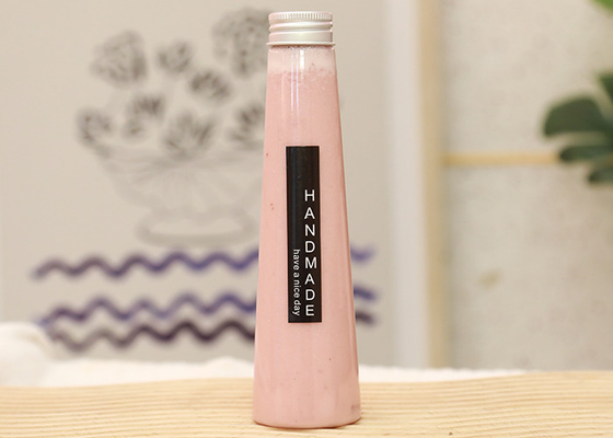 Kapaklı Konik Meşrubat Plastik Meyve Suyu Şişesi 7oz 200ml