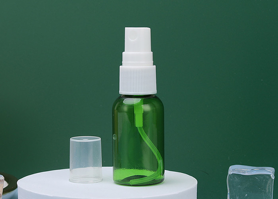 Yeşil 20ml Doldurulabilir Atomizer PET Plastik Sprey Şişesi Serigrafi