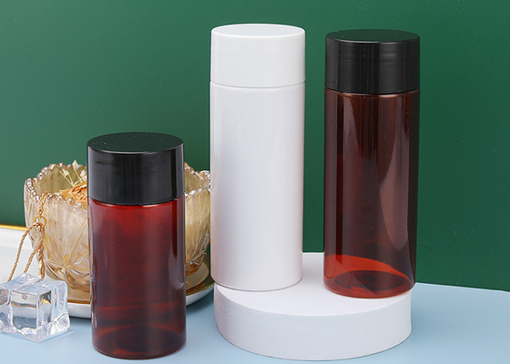 Aromaterapi Kremleri Kahverengi PET Vidalı Üstten Sıkma Şişesi 120ML 150ML