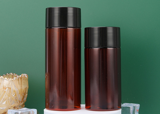 Aromaterapi Kremleri Kahverengi PET Vidalı Üstten Sıkma Şişesi 120ML 150ML