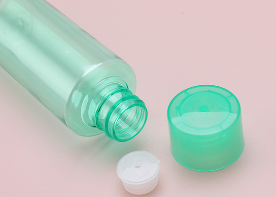 Yeşil Şeffaf PP Kapaklı 100ml Plastik Şişe, Vidalı Kapaklı ISO9001