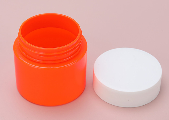 Güzellik Ürünleri Sızdırmaz Yuvarlak Plastik Kavanoz 120ml Geniş Ağızlı Plastik Konteyner