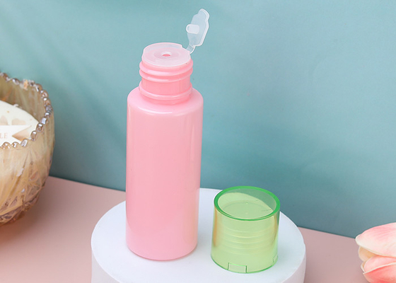 Skin Essence 21mm 1 Oz Flip Top ile Plastik PET Kozmetik Şişeler