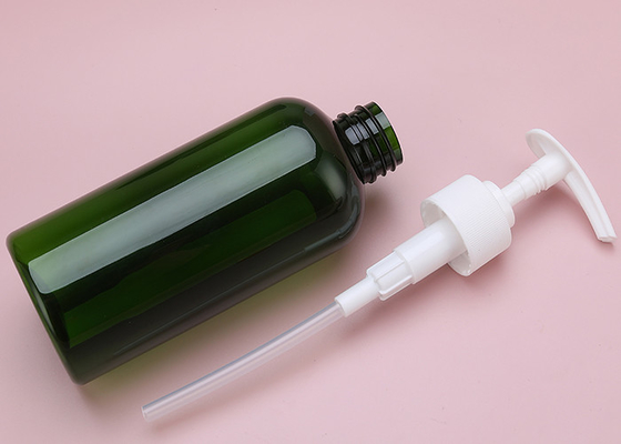 Sıcak Satış Açık Boş PET 500ml Duş Jeli Plastik Şişe Saç Bakımı Beyaz Düz kare Şampuan Losyon Pompa Plastik Şişe