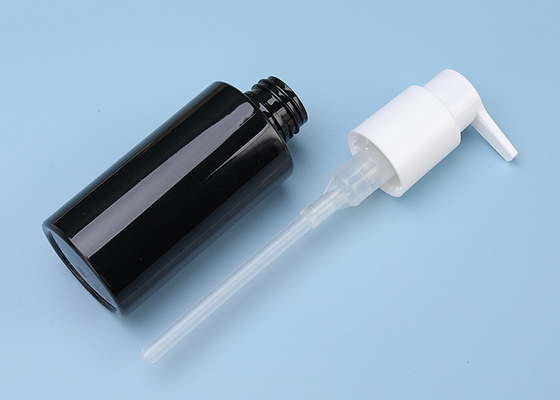 PETG Plastik Losyon Şişeleri 100ml Siyah PET Şişe BPA KURŞUN ÜCRETSİZ