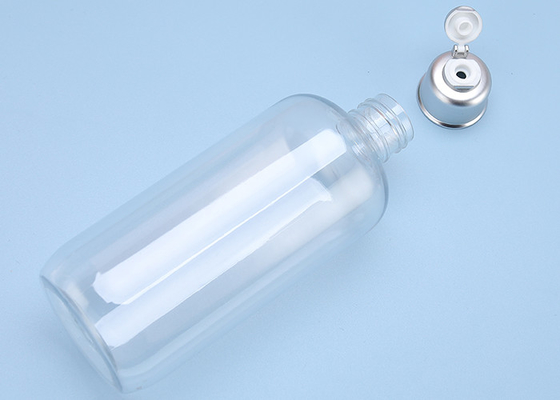 Şeffaf OD 22mm Flip Cap Plastik Losyon Şişeleri 280ml 300ml