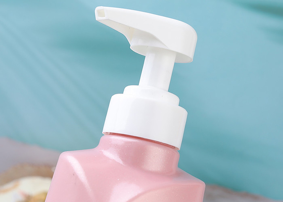 Sedefli Pembe PET Pompa Şişeleri 750ml Plastik Vücut Yıkama Şişeleri