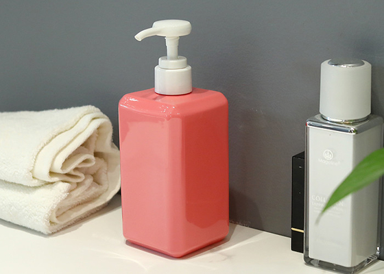400ml Kare PETG Kozmetik Şişe, Pompalı Geri Dönüşümlü Dayanıklı