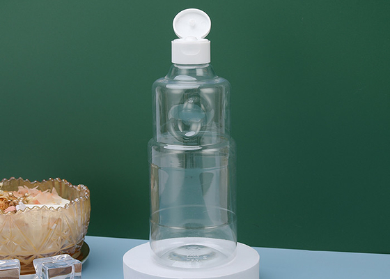 ISO9001 350ml HAPE Şeffaf Plastik Vidalı Şişeler BPA İçermez