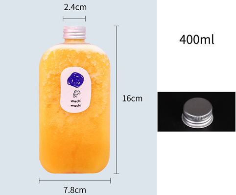 Yeniden Kullanılabilir Plastik İçecek Meşrubat Pet Şişeler 400ml 350ml