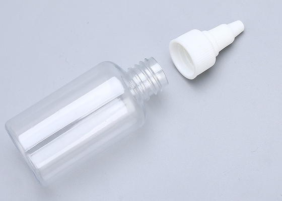 Esansiyel Yağ 50ml 30ml Şeffaf Plastik Damlalıklı Şişeler Serigrafi