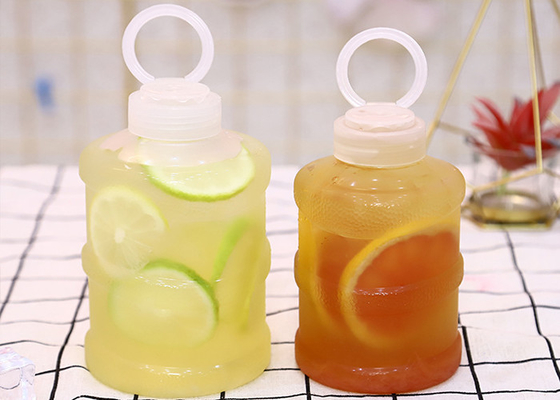 500ml Süt Çay Şişeleri Sızdırmaz Plastik Meyve Suyu Şişeleri