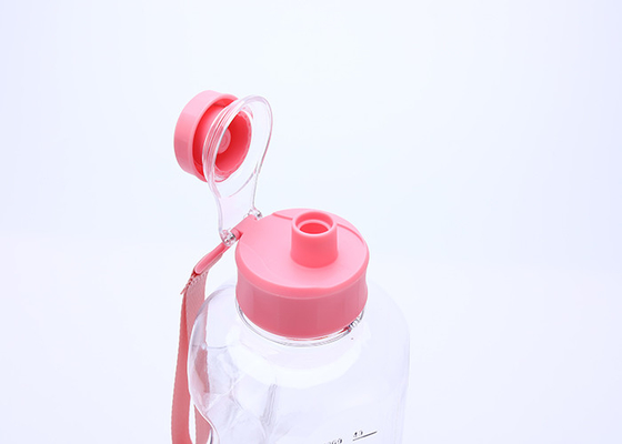Sızdırmaz Flip Top 2l Saplı Plastik Su Şişesi BPA İçermez