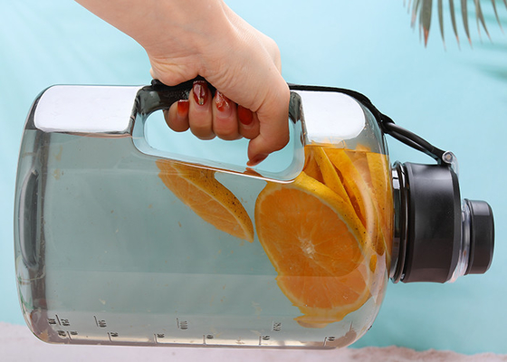 Sızdırmaz Flip Top 2l Saplı Plastik Su Şişesi BPA İçermez
