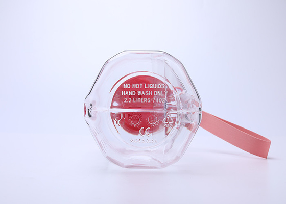 Sızdırmaz Flip Top 2l Saplı Plastik Su Şişesi BPA İçermez