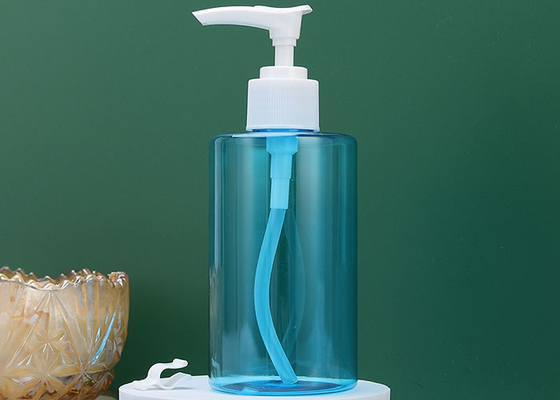 Beyaz Losyon Pompalı SGS Plastik El Dezenfektanı Yuvarlak PET Şişe 200ml