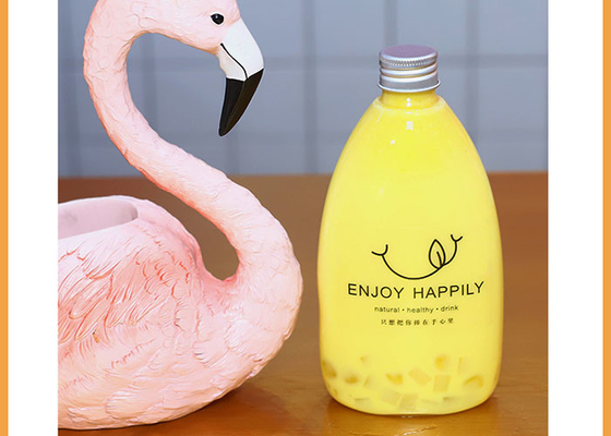 300ml Şeffaf PET Süt Çay Plastik Şişe% 100 Gıda Sınıfı
