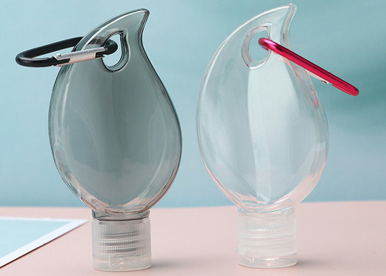 Yaprak şekli Boş Anahtarlık Seyahat El Dezenfektanı Şişesi 50ML