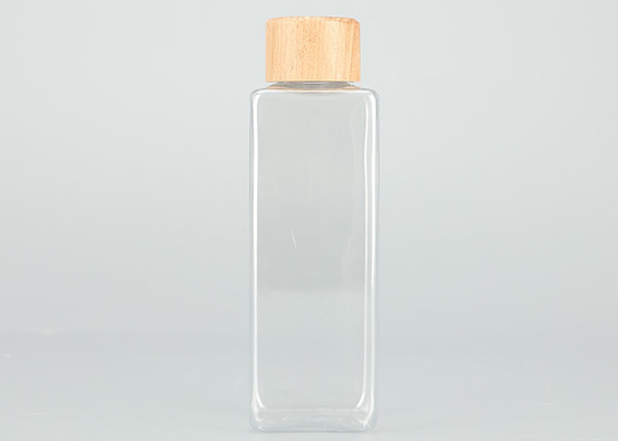 Bambu Kapaklı Sızdırmaz 200ml Plastik Vidalı Şişeler