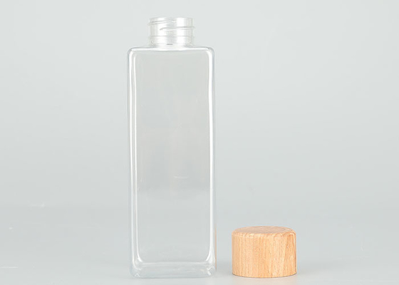 Bambu Kapaklı Sızdırmaz 200ml Plastik Vidalı Şişeler