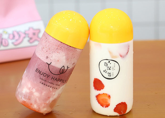 Şeffaf 500ml Sütlü Çay Şişeleri