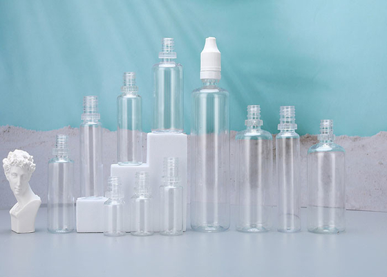 ODM Şeffaf PET Damlalıklı E Likit Şişe 4ml 5ml 10ml