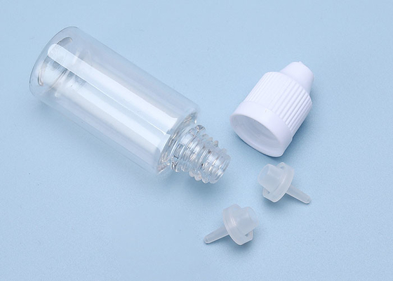 5ml PET E Sıvı Damlalıklı Şişeler Çocukların Açamayacağı Serigrafi