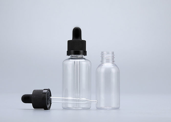 E Sıvı %100 PET Plastik Damlalıklı Şişeler, Çocukların Açamayacağı Kapaklı