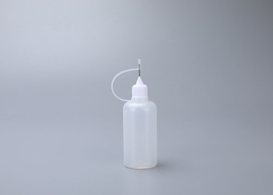 Çelik İğne Damlalıklı Yeniden Kullanılabilir 50ml Sıkılabilir Plastik Yıkama Sıvısı Şişesi
