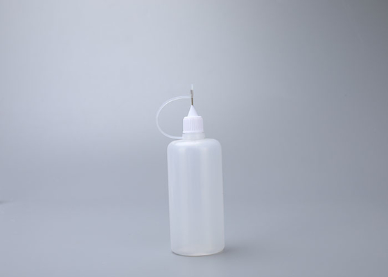 Çelik İğne Damlalıklı Yeniden Kullanılabilir 50ml Sıkılabilir Plastik Yıkama Sıvısı Şişesi
