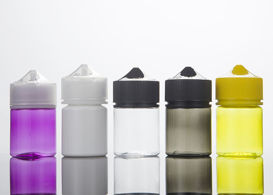 ISO9001 60ml Mini Boş Sıkılabilir Sıvı Damlalıklı Şişe, Tamper Kapaklı Kapaklı