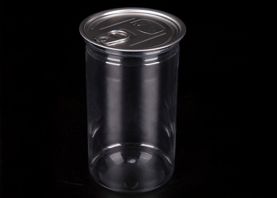 Gıda Konservesi İçin Şeffaf Plastik Kavanoz Kapları 280Ml 500Ml 650Ml