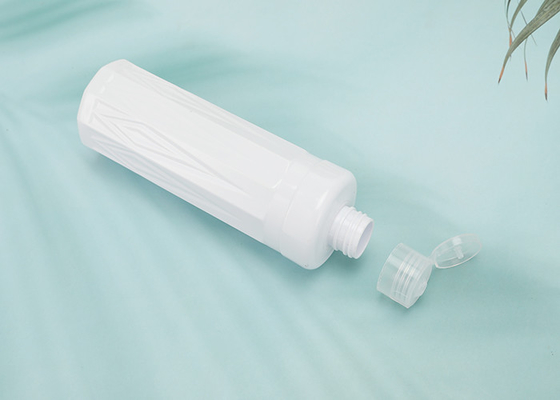 Kozmetik Losyon Şampuan için Vidalı Top Kapaklı 300ml PET Şişe Flip Top