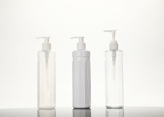 Kozmetik Şampuan İçin Özel 300ml Plastik PET Pompa Şişesi