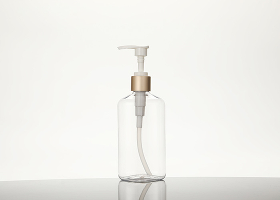 Beyaz Boş 50ml Plastik Boston yuvarlak pompası kozmetik paketleme için kozmetik pet şişe
