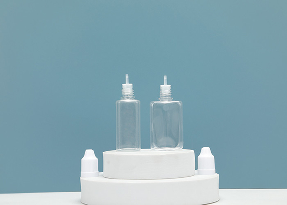 Yağ için Sabotaj Korumalı E Sıvı Plastik Damlalıklı Şişe 30ml