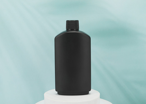 Mürekkep için Kare ve Düz 4oz Plastik HDPE Şampuan Şişeleri 120ml