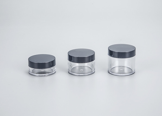 Stok Boş PET Plastik 50ml 80ml 100ml 120ml 150ml 200ml 250ml 8oz Kara Kozmetik Kavanoz Krem Kozmetik Ambalaj