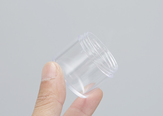 Stok Boş PET Plastik 50ml 80ml 100ml 120ml 150ml 200ml 250ml 8oz Kara Kozmetik Kavanoz Krem Kozmetik Ambalaj