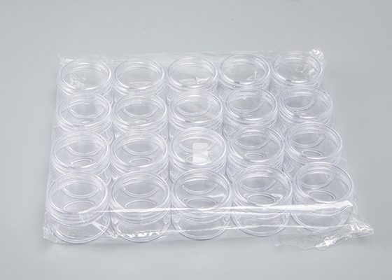 50g 100g 250g 500g Yeniden doldurulabilir Boş Makyaj Kapı Plastik Kap Örnek Kozmetik Kutusu Krem Kavanoz