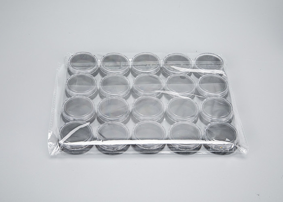 10ml Küçük Plastik Makyaj Kapları Alüminyum folyo dikiş